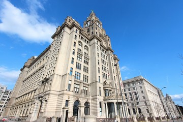 Fototapeta na wymiar Liverpool landmarks