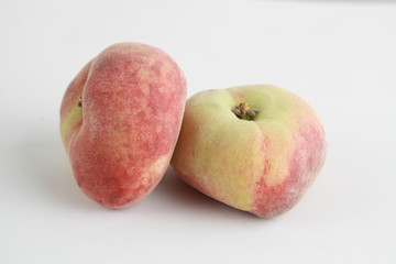 Paraguayan peach on white background