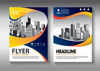 Business abstract vector template. Brochure design, cover modern layout, annual report, poster, flyer in A4 with colorful triangles, geometric shapes for tech, science, market with light background