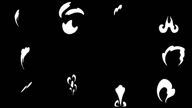 Smoke Animations Pack 6