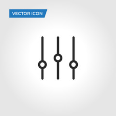 Settings vector icon