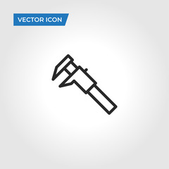 Architectural ruler vector icon