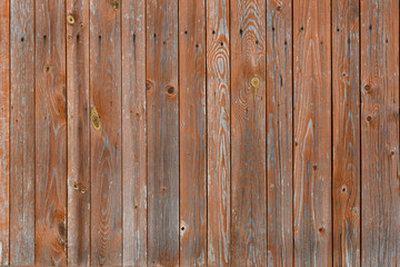 Textured wooden background is very much aged turquoise.