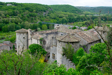 Vogüe in der Ardeche in Frankreich