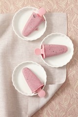 Home made cherry ice cream