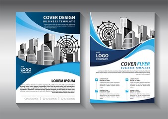 Business abstract vector template. Brochure design, cover modern layout, annual report, poster, flyer in A4 with colorful triangles, geometric shapes for tech, science, market with light background