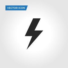 Lightning vector icon