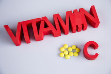 Pigment, tablet or pill. A collection of medicines and vitamins. Dietary supplementation