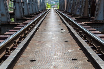 Parallel Railway Tracks on Railway Bridge