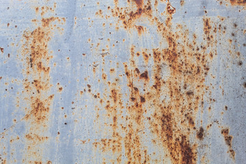 Old Weathered Corrugated Rusty Metal Texture
