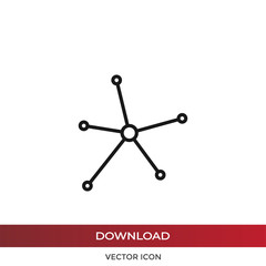 Connection vector icon