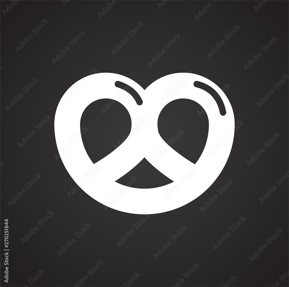 Poster cookie icon on background for graphic and web design. simple vector sign. internet concept symbol fo