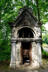 Historischer Grabbau auf dem Smolensker Friedhof in St. Petersburg