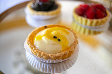 passion fruit cake - fine sweet for wedding.