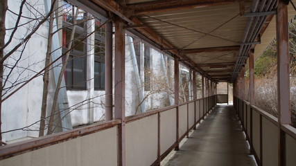 Japan school Corridor Class Landscape