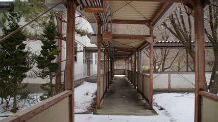 Japan school Corridor Class Landscape