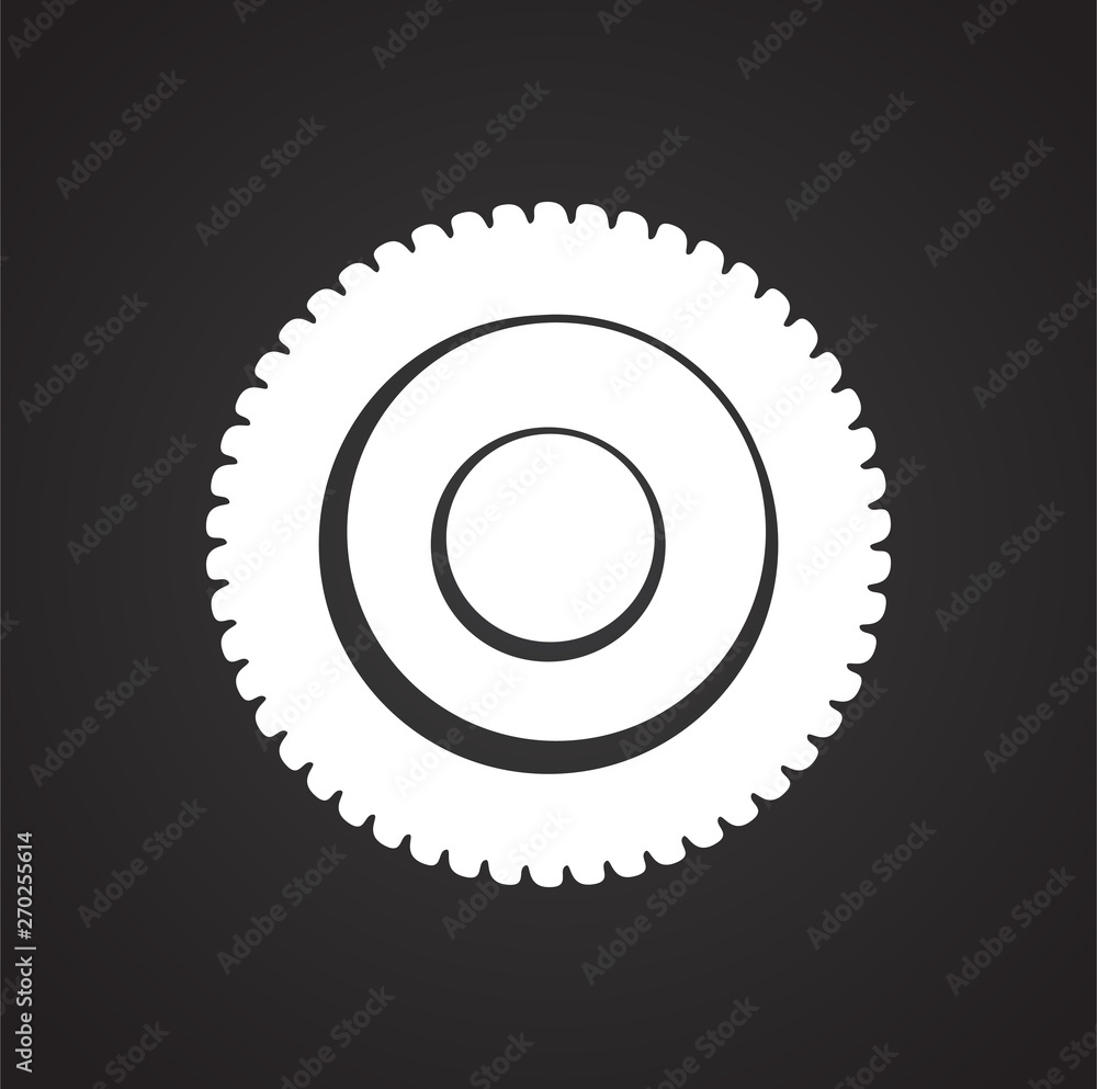 Poster cookie icon on background for graphic and web design. simple vector sign. internet concept symbol fo