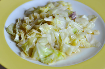 stir-fried vegetable, stir-fried cabbage