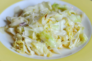 stir-fried vegetable, stir-fried cabbage