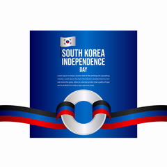 South Korea Independence Day Celebration Vector Template Design Illustration