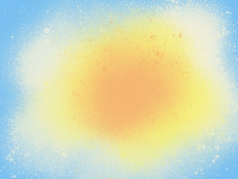 background sun in the sky as a spot