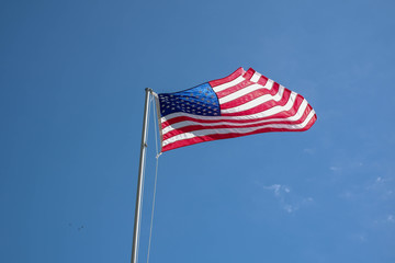 Waving American Flag
