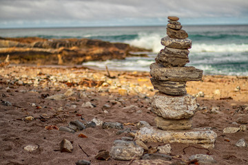 stones on the beach