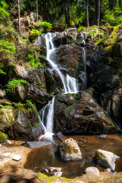 Waterfall "Kasak" in Rhodope mountain, Bulgaria