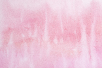 Fototapeta premium watercolor background filled pink. on textured watercolor paper paint