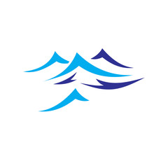 Wave icon on background for graphic and web design. Simple vector sign. Internet concept symbol for website button or mobile app.