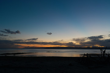 Sonnenuntergang Orange Meer