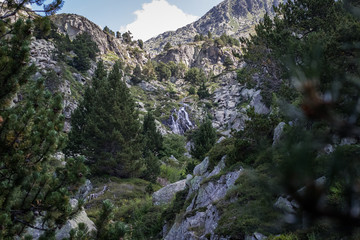 Water fall in mountain