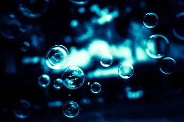 Beautiful closeup textures abstract colorful and pink green blue bubbles pattern wall background and art wallpaper