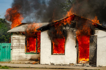 house fire