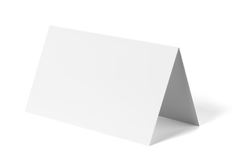 folded leaflet white blank paper template book desktop calendar