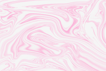Pastel marble background in pink and white bright background color.