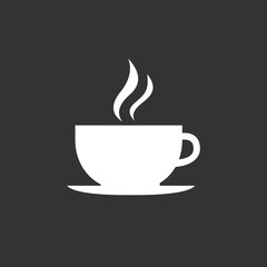 Coffee cup icons symbols vector