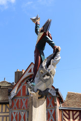 Cadet Roussel fountain Auxerre