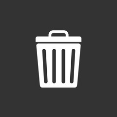 trash icon, Delete icon vector