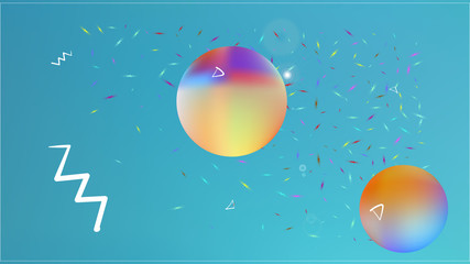 Liquid abstract space background picture colorful.