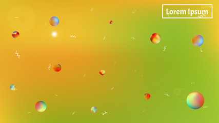 Funny abstract space background picture colorful.