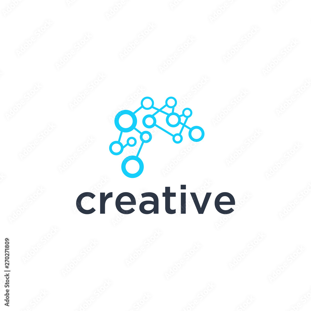 Poster abstract logo. minimalistic logo design. creative logo. beautiful and simple element.