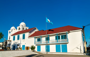Town Hall of Flores in Guatemala