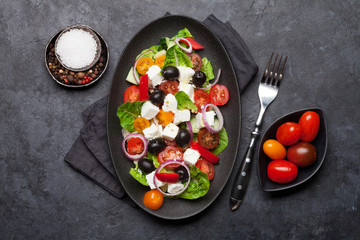 Greek salad plate