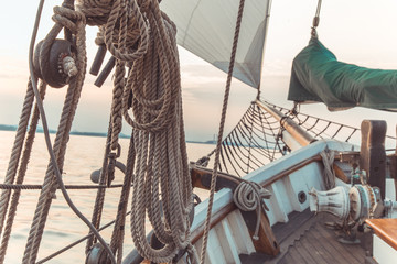  Sail boat rope