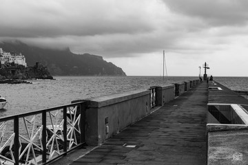 walkway into the sea - Amalfi