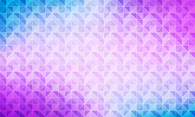 Blue purple grid mosaic pattern, triangle background, modern creative design temlates, colorful vector illustration