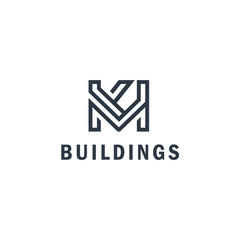 real estate property investment logo. real estate and mortgage logo template