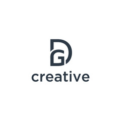 logo initial design vector template