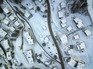 Aerial View La tzoumaz